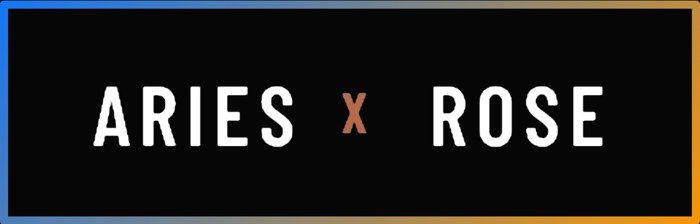 Aries x Rose logo